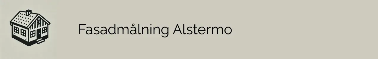 Fasadmålning Alstermo