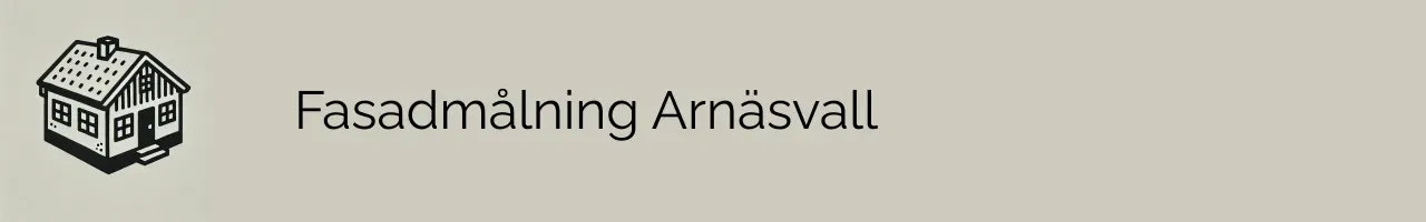 Fasadmålning Arnäsvall