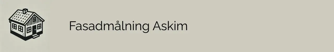 Fasadmålning Askim