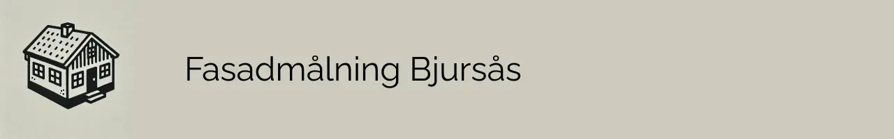 Fasadmålning Bjursås