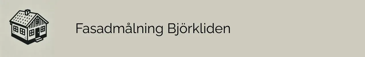 Fasadmålning Björkliden