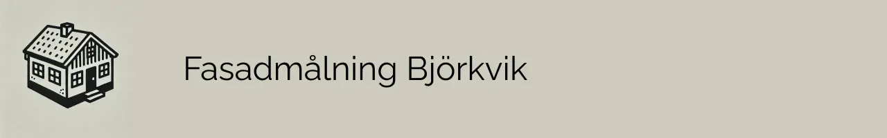 Fasadmålning Björkvik