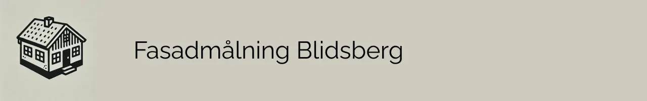 Fasadmålning Blidsberg