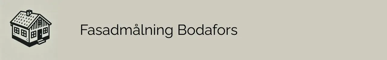 Fasadmålning Bodafors