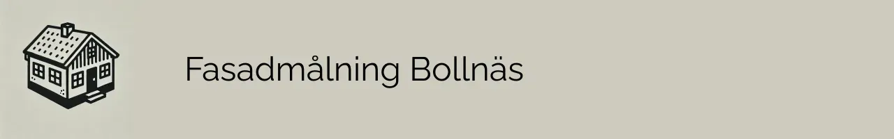 Fasadmålning Bollnäs