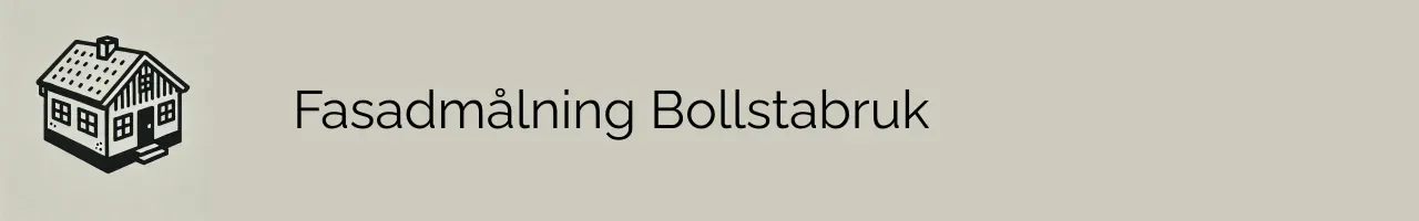 Fasadmålning Bollstabruk