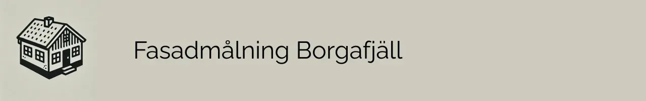 Fasadmålning Borgafjäll