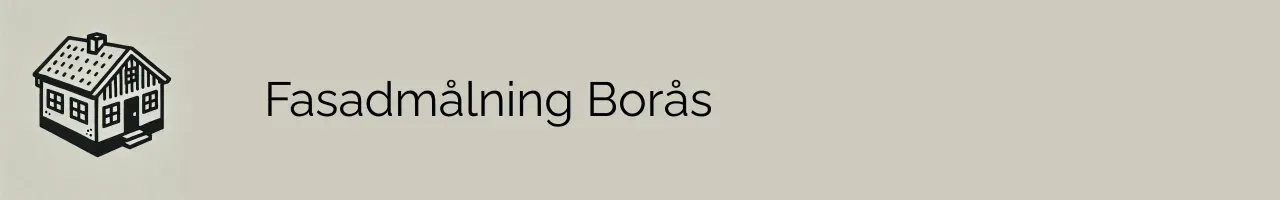 Fasadmålning Borås