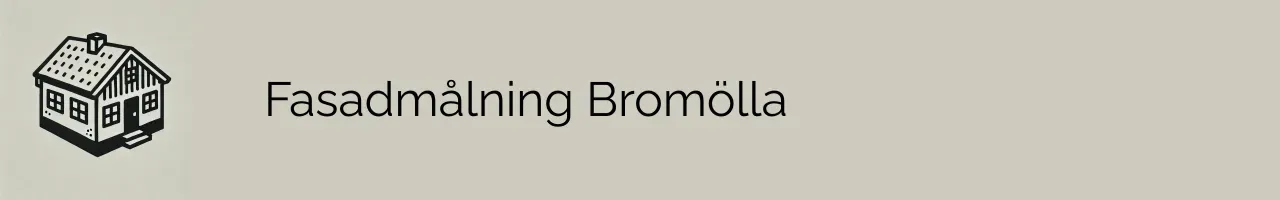 Fasadmålning Bromölla