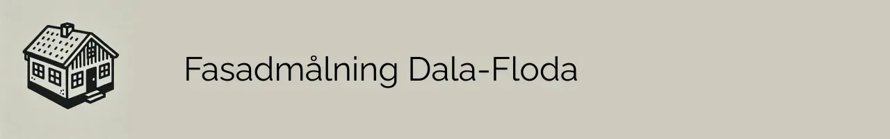 Fasadmålning Dala-Floda