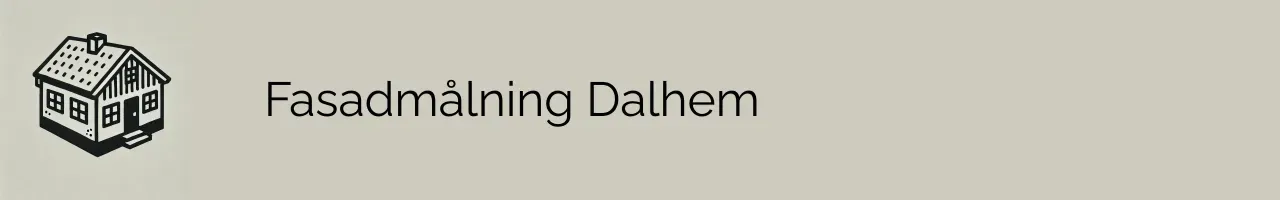 Fasadmålning Dalhem