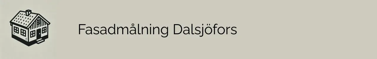 Fasadmålning Dalsjöfors