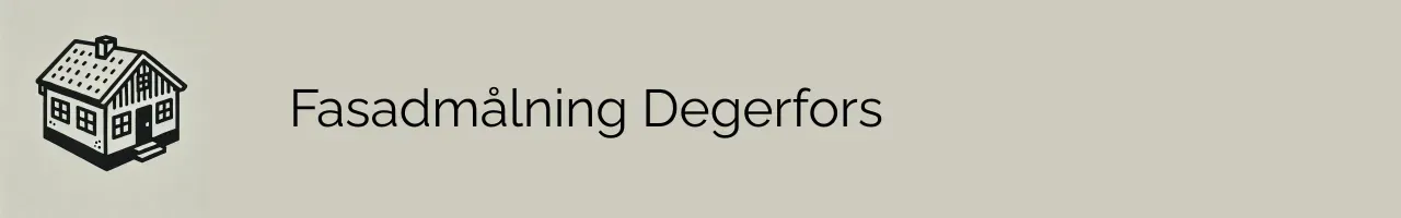 Fasadmålning Degerfors