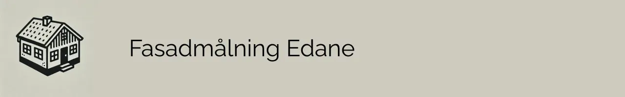 Fasadmålning Edane