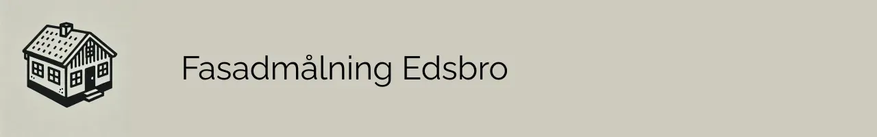 Fasadmålning Edsbro