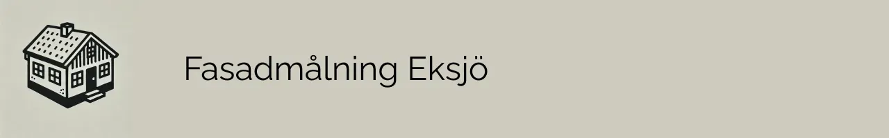 Fasadmålning Eksjö