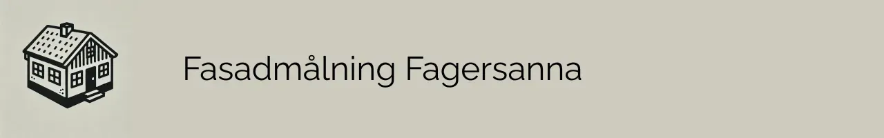 Fasadmålning Fagersanna