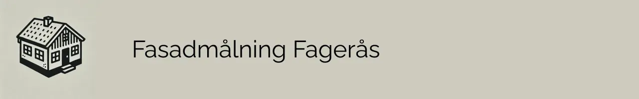 Fasadmålning Fagerås