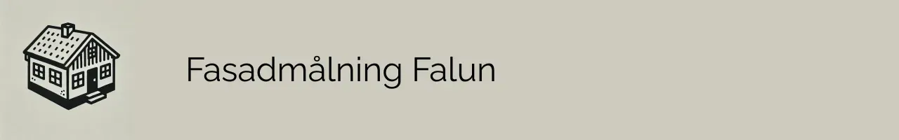 Fasadmålning Falun