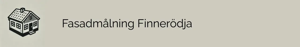 Fasadmålning Finnerödja