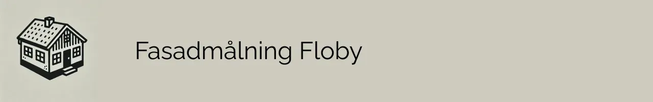 Fasadmålning Floby