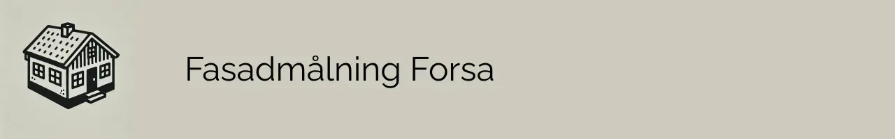 Fasadmålning Forsa