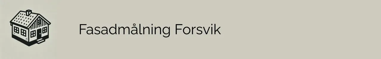 Fasadmålning Forsvik