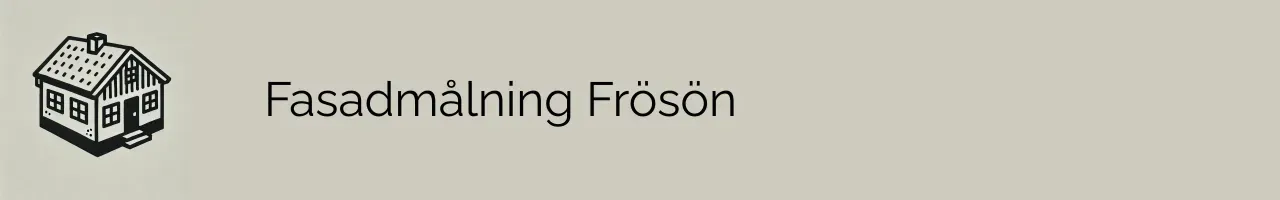 Fasadmålning Frösön