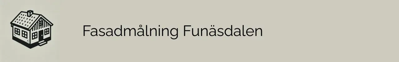 Fasadmålning Funäsdalen