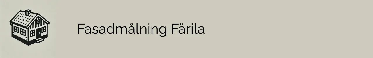 Fasadmålning Färila