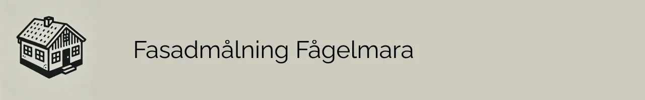 Fasadmålning Fågelmara