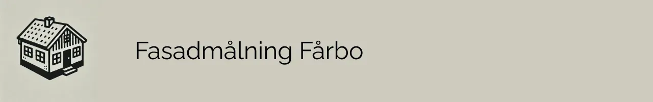 Fasadmålning Fårbo