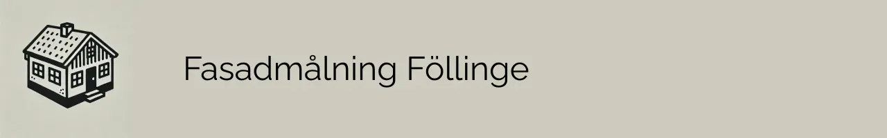 Fasadmålning Föllinge