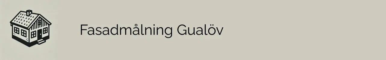 Fasadmålning Gualöv