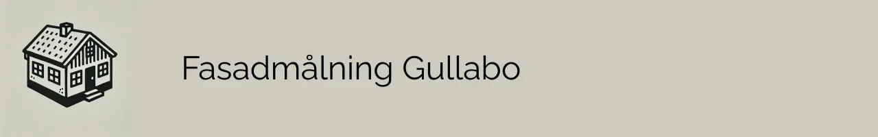 Fasadmålning Gullabo