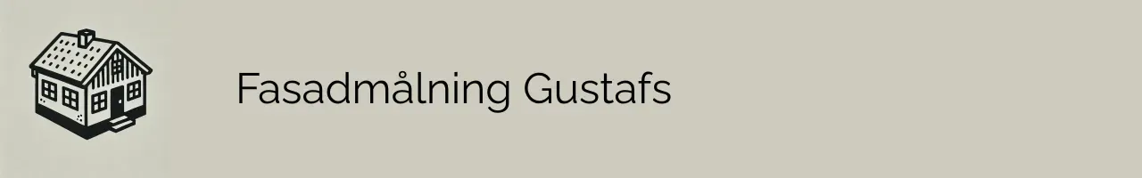 Fasadmålning Gustafs