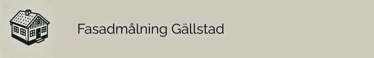 Fasadmålning Gällstad