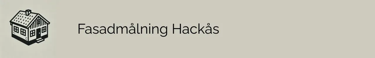 Fasadmålning Hackås