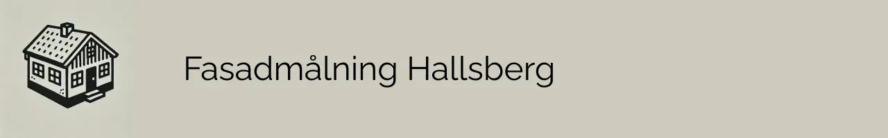 Fasadmålning Hallsberg