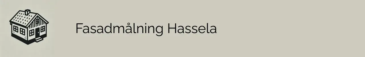 Fasadmålning Hassela