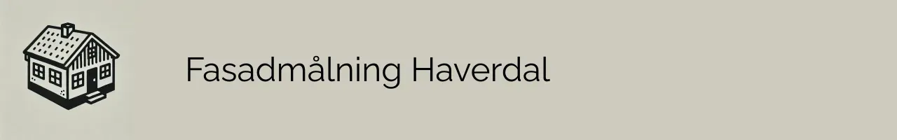 Fasadmålning Haverdal