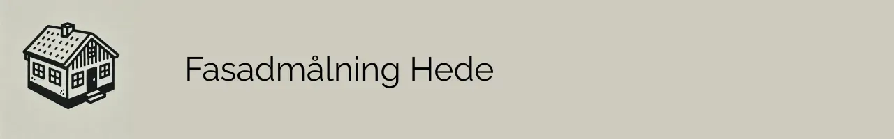 Fasadmålning Hede