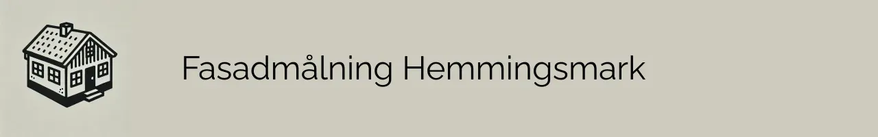 Fasadmålning Hemmingsmark