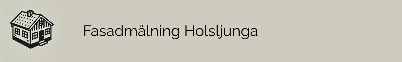 Fasadmålning Holsljunga