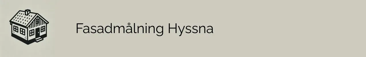 Fasadmålning Hyssna