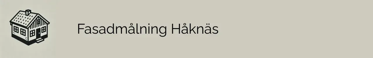 Fasadmålning Håknäs