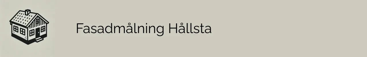 Fasadmålning Hållsta