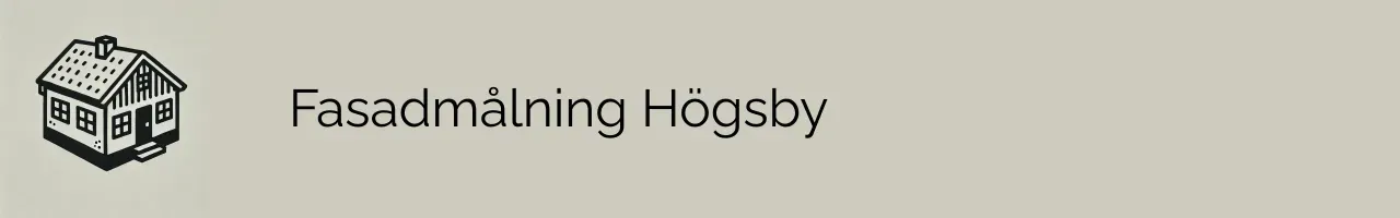 Fasadmålning Högsby