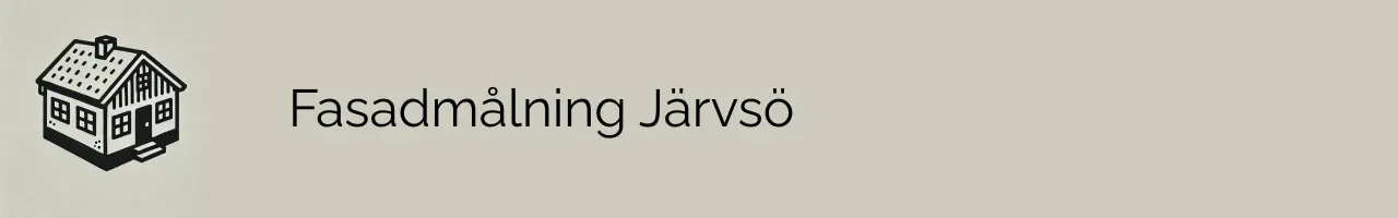 Fasadmålning Järvsö