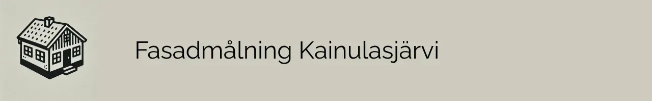 Fasadmålning Kainulasjärvi